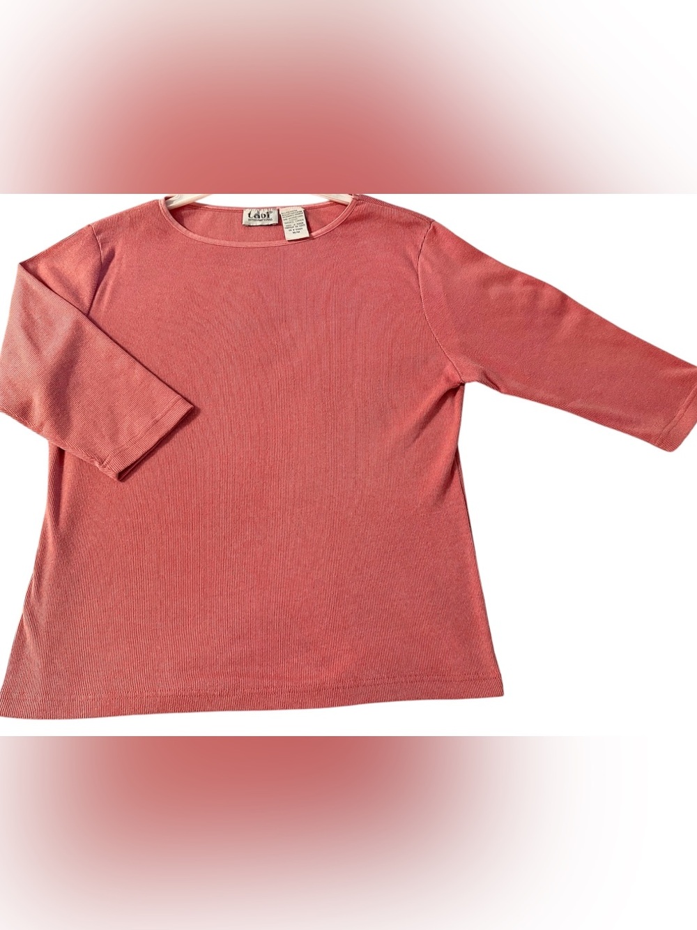 Dusty Pink ribbedTee